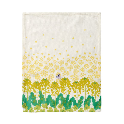野の花ふきん  菜の花 イエロー