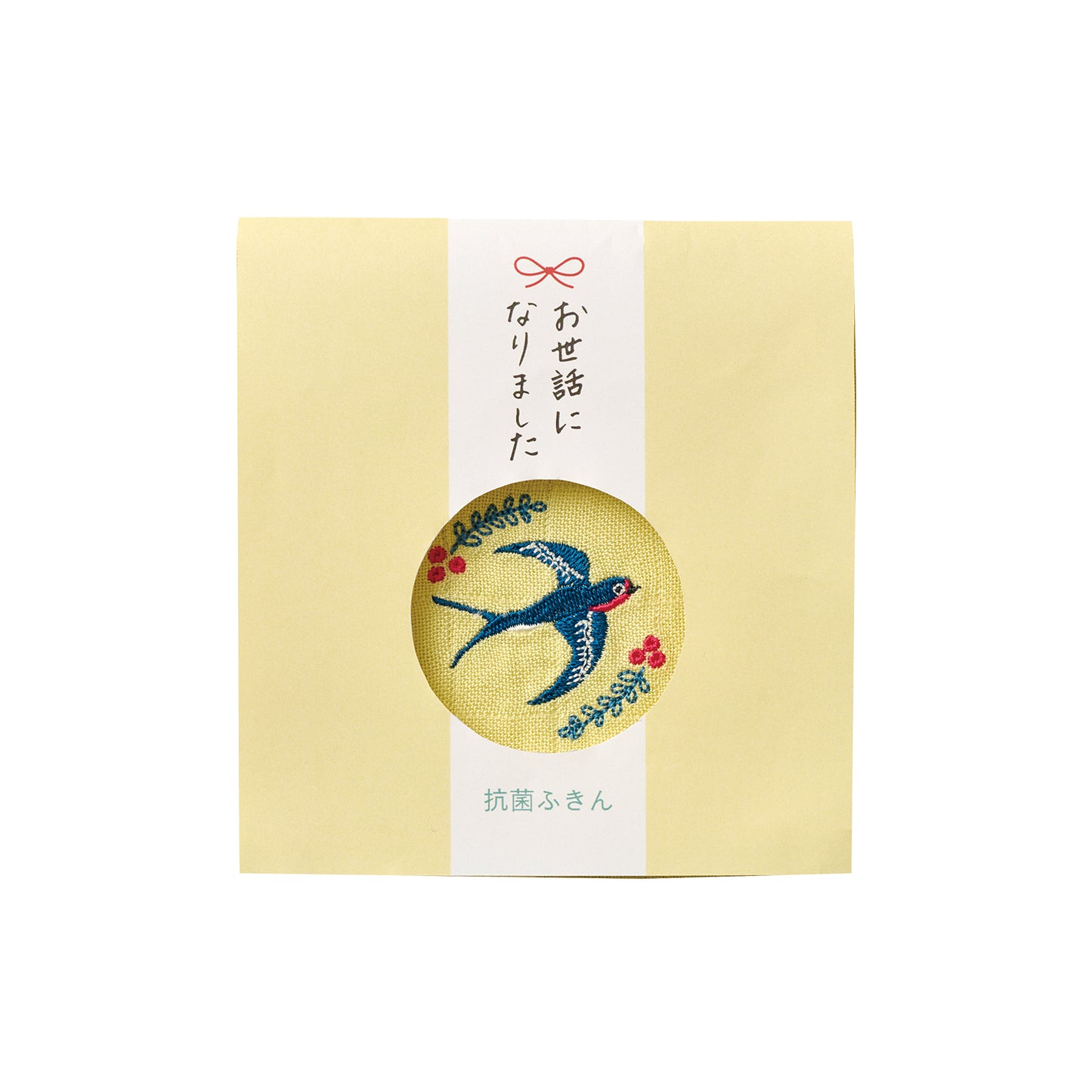 ごあいさつクロス  花瓶 ピンク