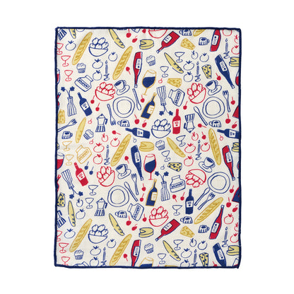 【SALE 30％オフ】かぐや姫ふきん  テーブル ネイビー
