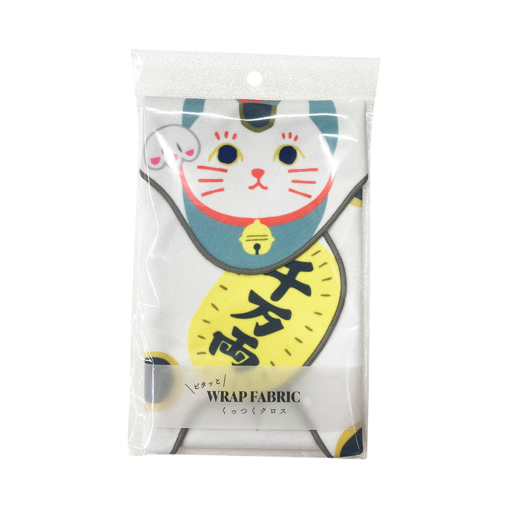 【SALE 71％OFF】くっつくクロス  招き猫 ホワイト