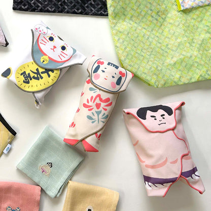 【SALE 71％OFF】くっつくクロス  こけし ベージュ