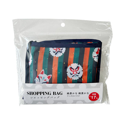 【SALE 58％OFF】ショッピングバッグ 隈取 グリーン