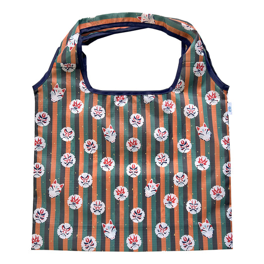 【SALE 58％OFF】ショッピングバッグ 隈取 グリーン