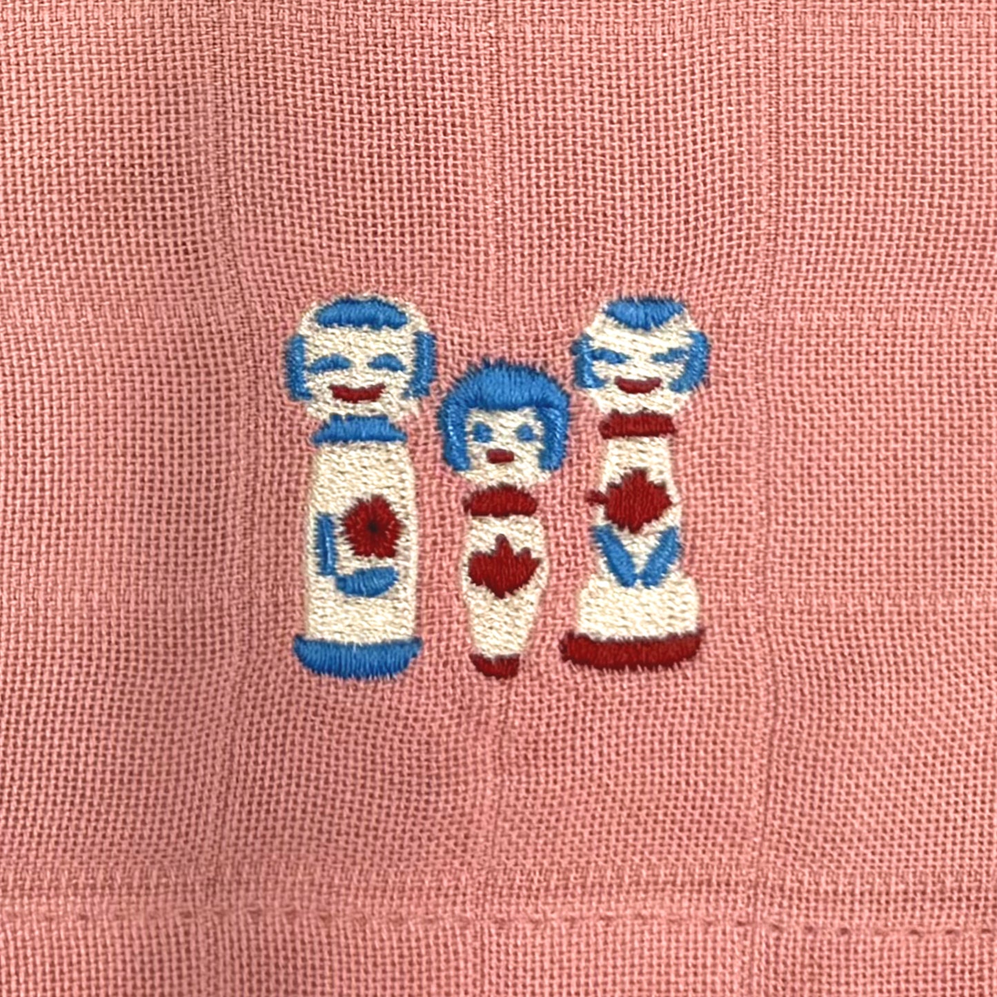 【SALE 41％OFF】ごあいさつクロス こけし ピンク