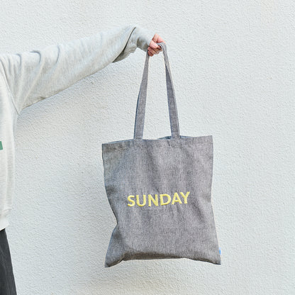【EC限定】アビチュアル SUNDAY 刺繍トートバッグ イエロー【2026年SS新作】